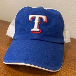 Texas Rangers Mesh Trucker Hat- Adjustable